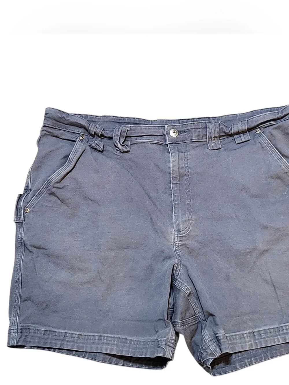 Duluth Shorts Mens Size 42 Flex Fire Hose Cargo Blue Gray